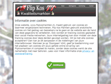 Tablet Screenshot of flipkosmarkten.nl